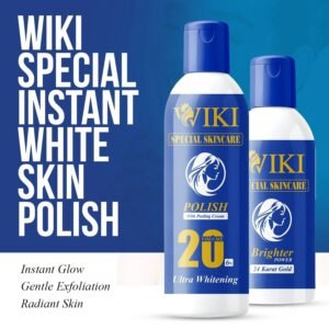 WIKI Special Skincare Brighter Power 24K Gold & 2 in 1 Polish with Peeling Cream – Ultra Whitening