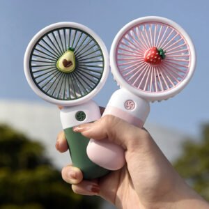 Mini Fan Multifunctional Cool Summer Fruit Cartoon Handheld Mini Fan (random color)