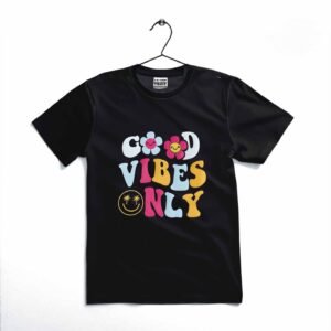 Good Vibes Only Printed Kids T-Shirt
